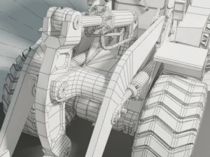 wheel loader cat 950f rigged 3D Model
