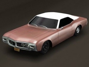1969 buick riviera textured 3D 模型
