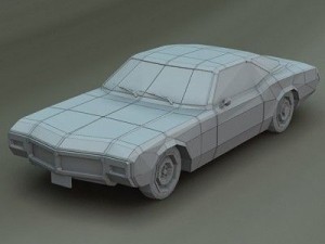 1969 buick riviera textured 3D 模型