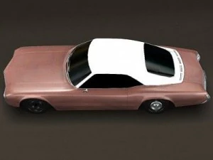 1969 buick riviera textured 3D Model