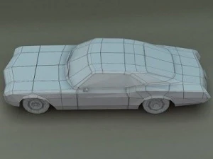 1969 buick riviera textured 3D Model