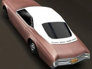 1969 buick riviera textured 3D Model
