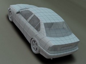 bmw serie 3 e36 rigged 3Dモデル