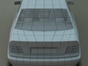bmw serie 3 e36 rigged 3Dモデル