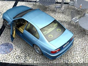 bmw m5 e39 2001 rigged 3D Model