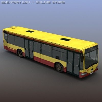 citybus mercedes citaro rigged 3D Модель .c4d .max .obj .3ds .fbx .stl .blend