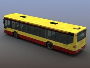 citybus mercedes citaro rigged 3D Модель