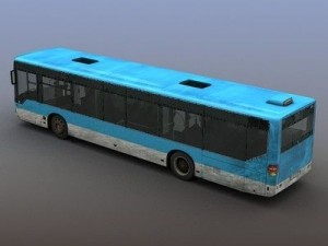 citybus mercedes citaro rigged 3D Модель