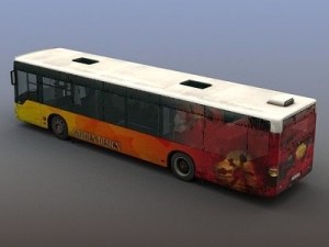 citybus mercedes citaro rigged 3D Модель