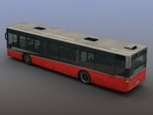 citybus mercedes citaro rigged 3D Модель