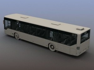 citybus mercedes citaro rigged 3D Модель