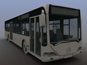 citybus mercedes citaro rigged 3D Модель