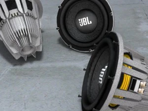 subwoofer jbl gti Modello 3D