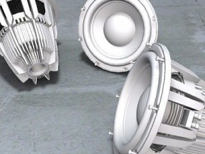jbl gti subwoofer 3D मॉडल