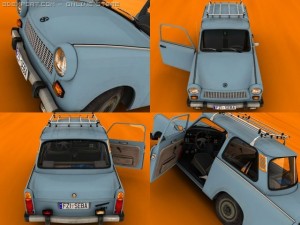 trabant 601 3D Model