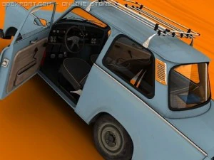 trabant 601 3D Model