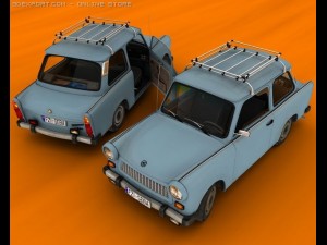 trabant 601 3D Model