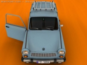 trabant 601 3D Model