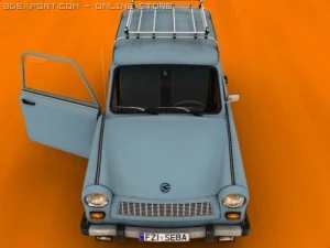 trabant 601 3D Model