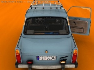 trabant 601 3D Model