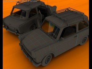trabant 601 3D Model
