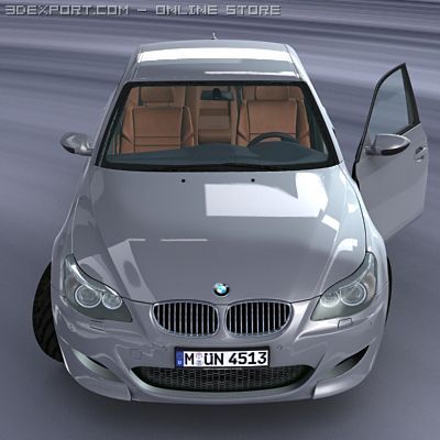 bmw m5 e60 Modèle 3D .c4d .max .obj .3ds .fbx .stl .blend 