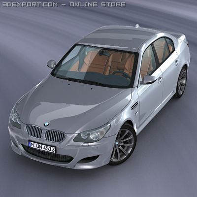 bmw m5 e60 rigged Modelo 3D .c4d .max .obj .3ds .fbx .stl .blend 