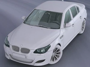 bmw m5 e60 rigged 3D Model