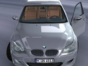 bmw m5 e60 rigged 3D Model