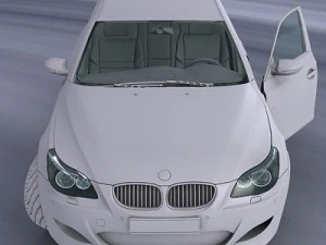 bmw m5 e60 rigged 3D Model