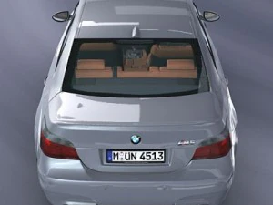 bmw m5 e60 rigged 3D Model