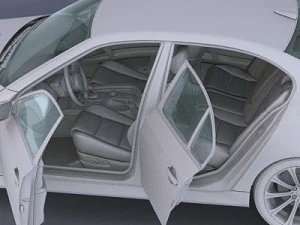 bmw m5 e60 rigged 3D Model