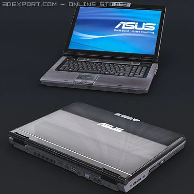 asus m70s laptop hd model 3D Model .c4d .max .obj .3ds .fbx .stl .blend