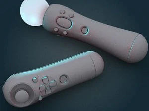 索尼移动控制器 3D 模型