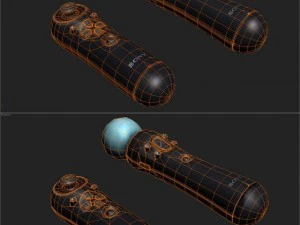 索尼移动控制器 3D 模型