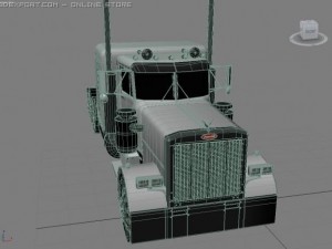 peterbilt 359 3Dモデル