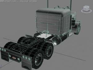 peterbilt 359 3Dモデル