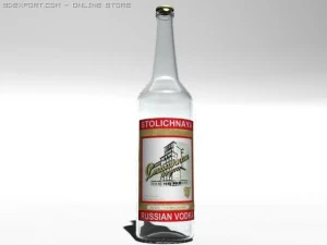vodka estolíchnaya Modelo 3D