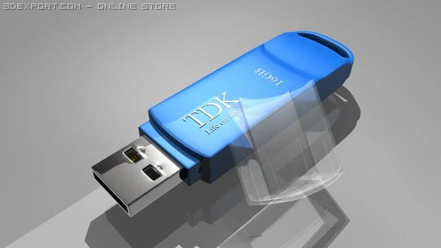 flash memory 3D Model .c4d .max .obj .3ds .fbx .stl .blend 