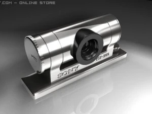 c&acirc;mera psp Modelo 3D