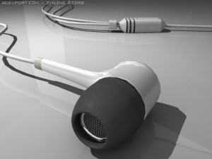 ear phone Modelo 3D