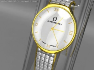 omega watch 3D Model