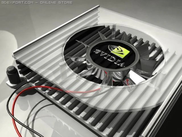 gpu fan 3D Model .c4d .max .obj .3ds .fbx .stl .blend 
