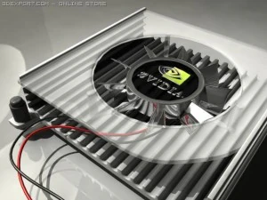 f&atilde; de GPU Modelo 3D