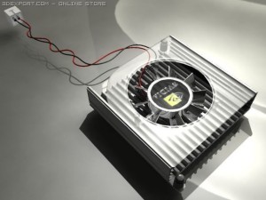 gpu fan Model 3D