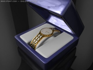 titan watch 3Dモデル