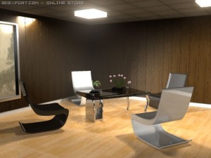 tablechair 3D मॉडल