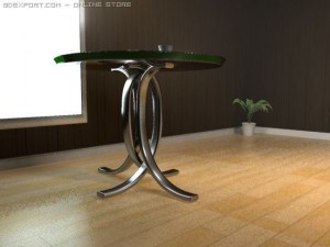 table glasses 3D Модель