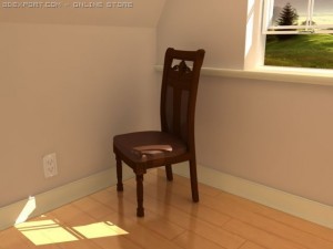 royal chair 3D Model