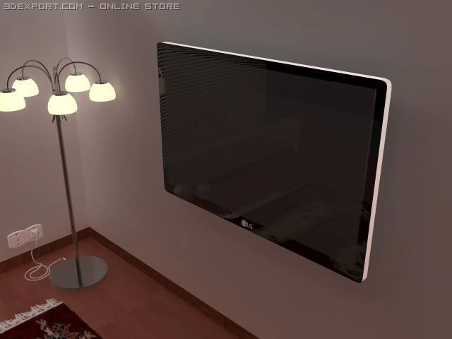 led lg 3D Model .c4d .max .obj .3ds .fbx .stl .blend 